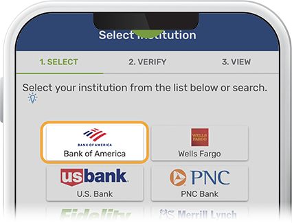 Add an External Account to View in the SELCO community credit union app step 3