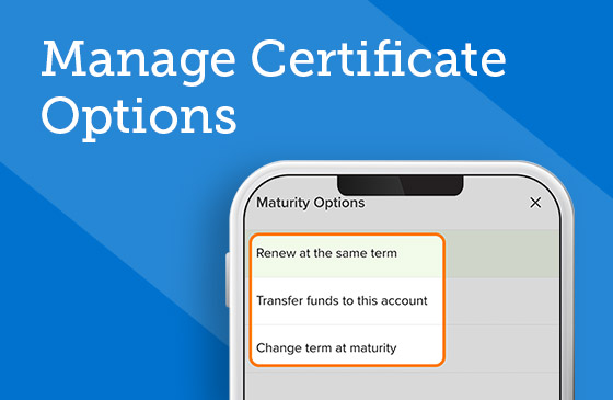 Manage Certificate Options Graphic