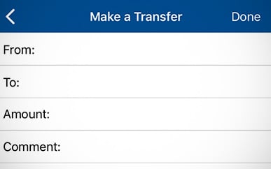 Transferring funds to another member SELCO mobile banking tips step 3. 