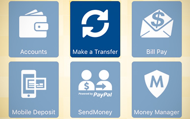 Transferring funds to another institution SELCO mobile banking tips step 1. 