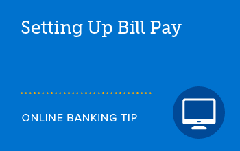 Setting up bill pay SELCO online banking tip. 