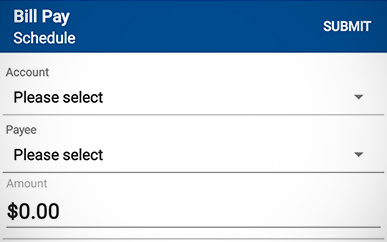 Setting Up Bill Pay SELCO mobile banking tip step 6.