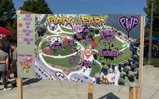 Punx at the Park map