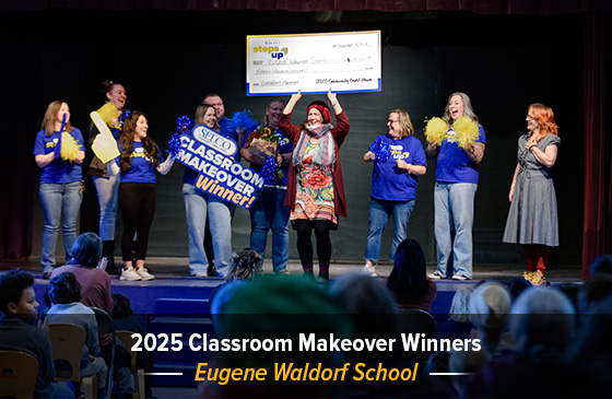 Eugene Waldorf Classroom Makeover Recipient