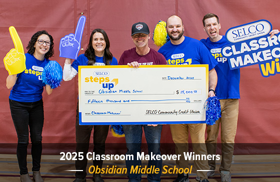 Obsidian Classroom Makeover Recipient