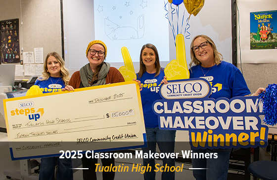 Tualatin Classroom Makeover Recipient