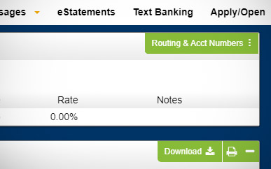 Finding Your Routing & Account Info SELCO Online Banking Step 1.