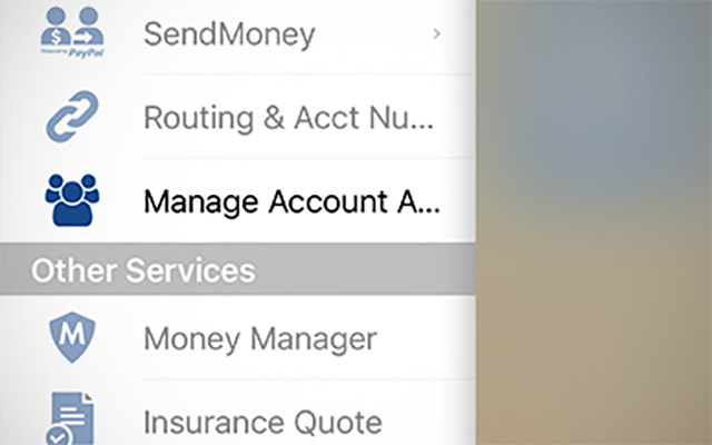 Setting up multi-account access step 1.