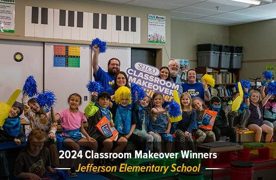 Jefferson classroom makeover recipient
