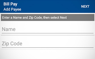 Setting Up Bill Pay SELCO mobile banking tip step 3.